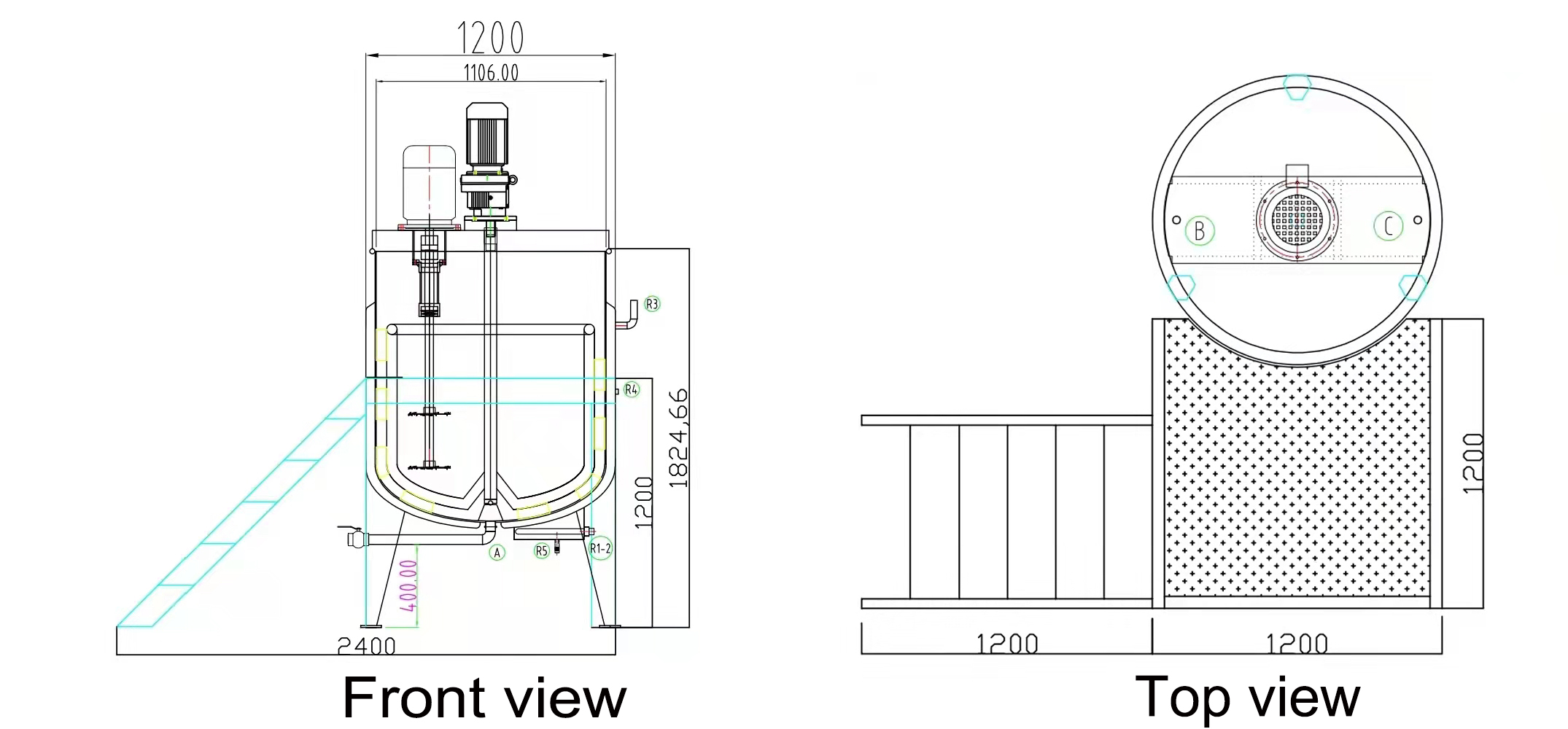 Heating Mixing Tank